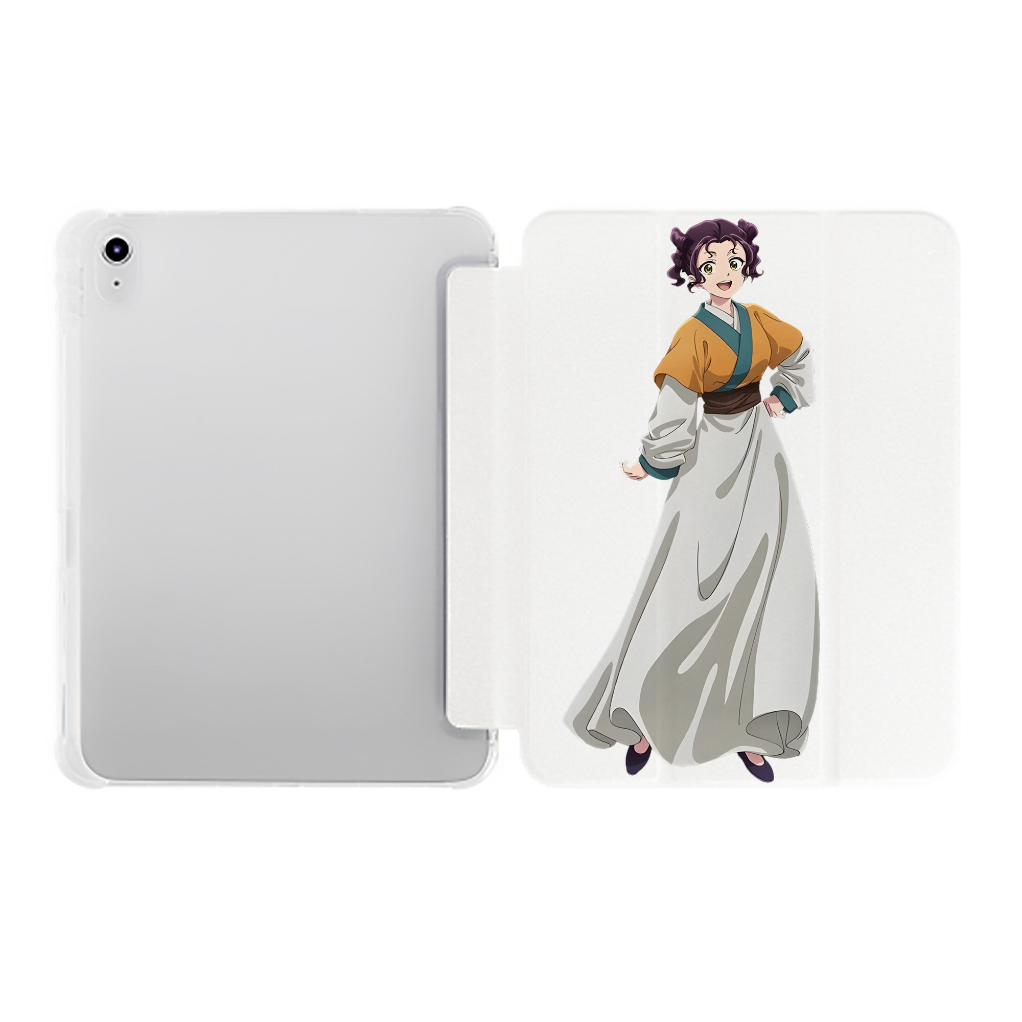 （画像用） 薬屋のひとりごと The Apothecary Diaries IPad ケース ペン収納付き 三つ折りスタンド PUレザー×シリコン 対応機種9.5/10.5/10.9インチ